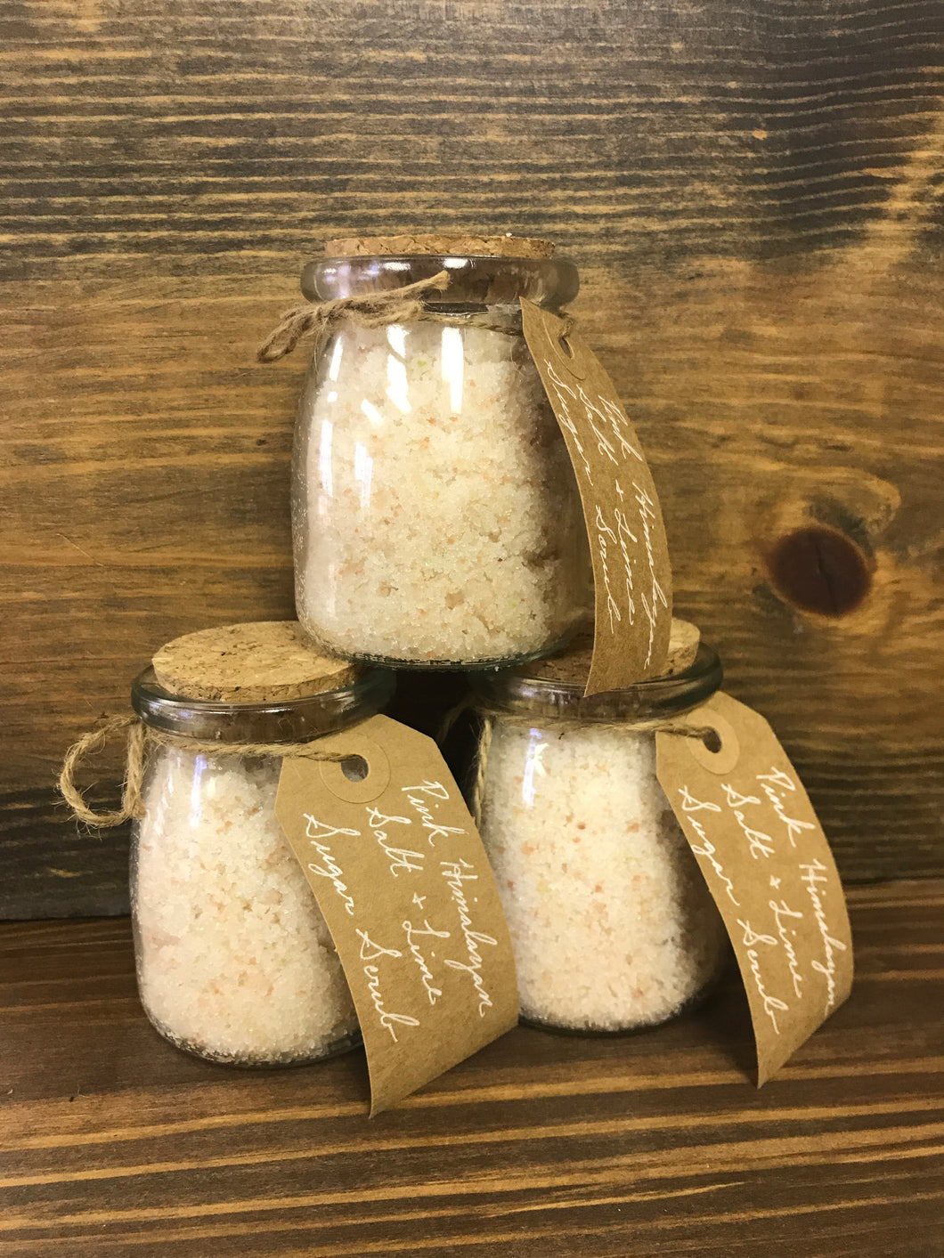 Pink Salt & Lime Sugar Scrub, 8oz.